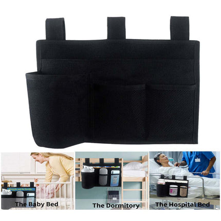 Storage Bag Hanging Sofa Bedside Organizer Caddy Pocket Bed Phone Book Holder