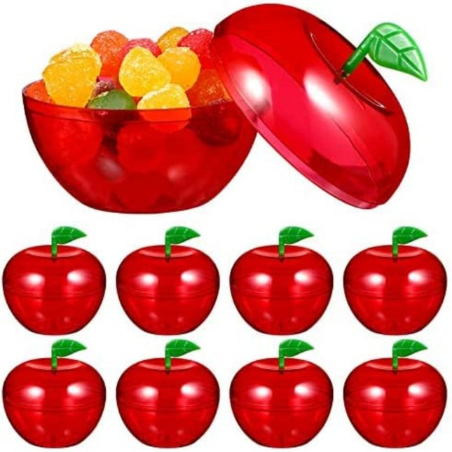 5/10Pack Christmas EVE Party Supply Apple-shaped Candy Storage Box Gift Ball