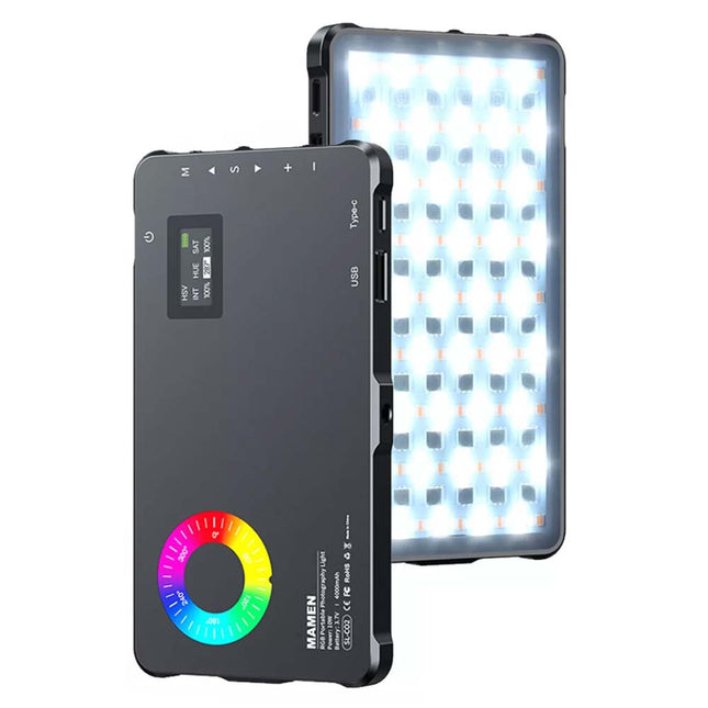 RGB Fill Light Camera Photography Video Light RGB LED Fill Lamp 2500K-9000K