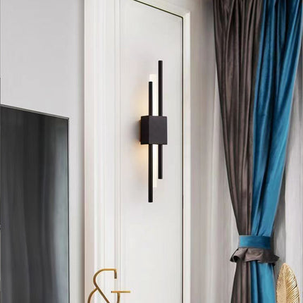 1 Pair Modern LED Wall Lamp Strip Light Living Room Bedroom Lighting Fixture Decors