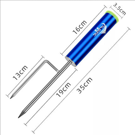 Metal Fishing Rod Holder Utility Pole Ground Stand Support for Lake Beach River