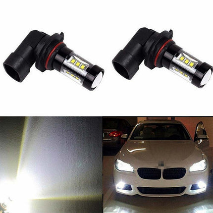 2PC 9006 HB4 LED Car Fog Light Headlight Bulb Lamps 6500K White