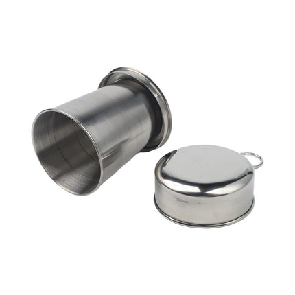 Folding 304 Stainless Steel Telescopic Drinking Cup for Camping Hiking