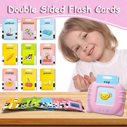 Educational Talking Flash Cards Learning Words with Sound Effect Kids Toys Gift
