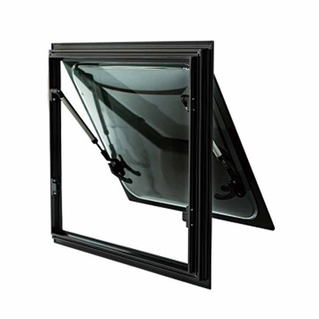 RV Caravan 300*700MM Square Push Out Flat Window Locking Handle Strut Attachment