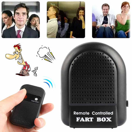 Remote Controlled Electronic Fart Machine Box Farting Sound Family Fun