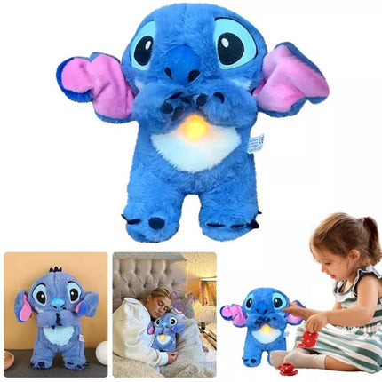 Stitch Breathing Musical Soothing Doll Sleep Toys Anxiety Relief Plush Toy Gift