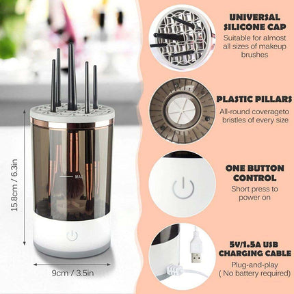 Automatic Brush Cleaner Electric Makeup Brush Cleaning Machine Fast Clean