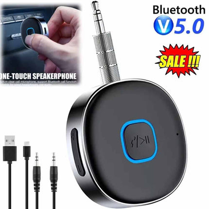 Bluetooth Receiver Call Music Receiver AUX Adapter for Car Headphone iPod