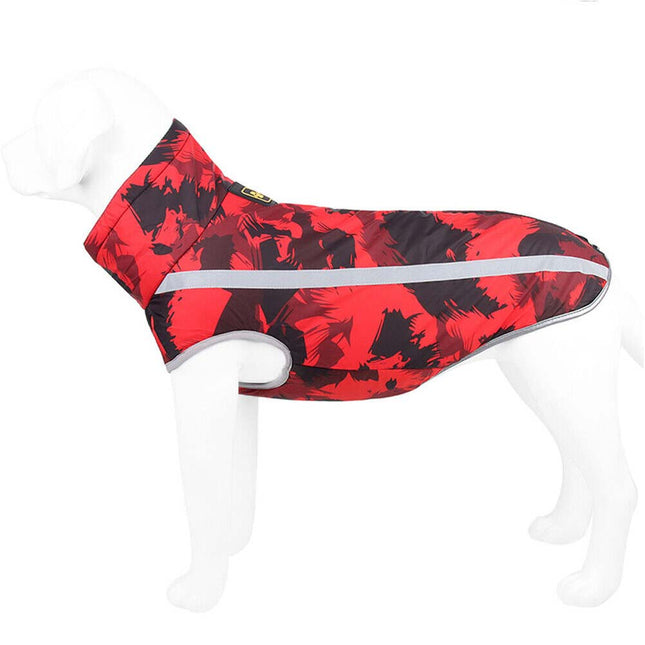 Fleece Coat Vest Jacket Pet Warm Padded Dog Puppy Clothes Reflective Waterproof