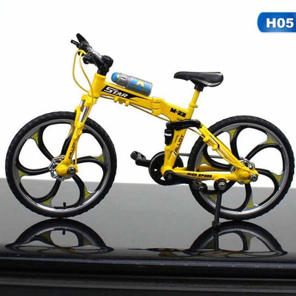 1:10 Mini Mountain Bike Model Diecast Metal Finger Bicycle Racing Toy Collection