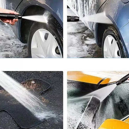 High Pressure Water Spray Gun Nozzle Garden Hose Pipe Lawn Car Wash Tool Alloy