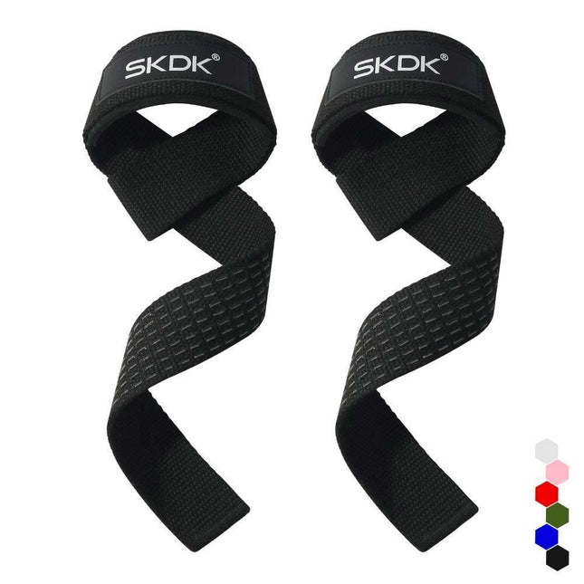 Pair Weight Lifting Grip Belt Anti-Slip Sport Safety Wrist Straps Wrist Support