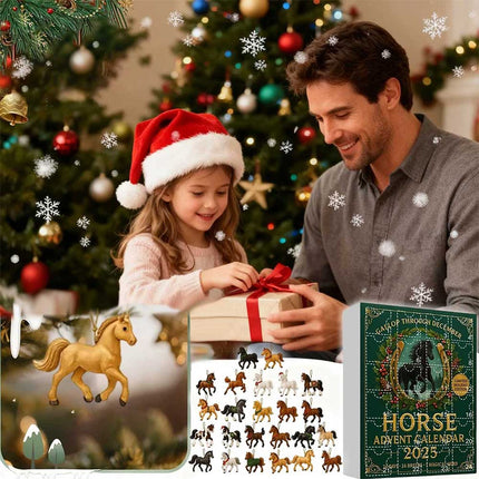 2025 Horse Advent Calendar – Gallop Through December with 24 Horse Pendants