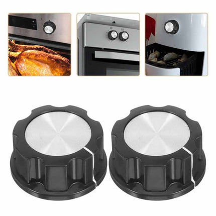 2 PCS 360-Degree Air Fryer Control Knobs, Universal Replacement