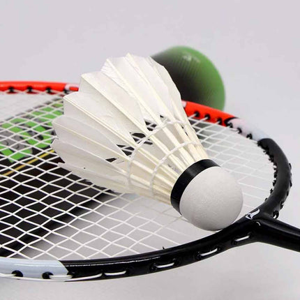 12PCS Goose Feather Shuttlecocks Badminton Outdoor Sport White Shuttlecock