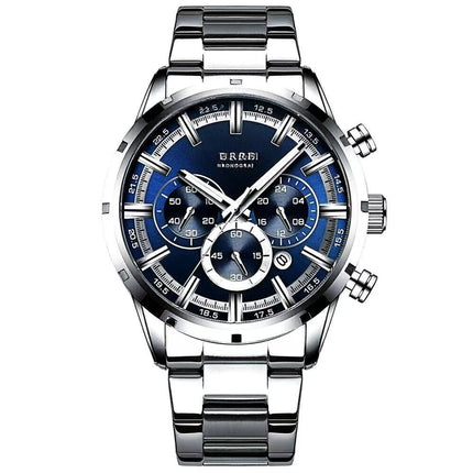 Men's Military Style Wristwatch, Calendar Display Silicone Strap Sports Watch for Boys 8355
