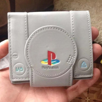 Console Shaped Double Fold Wallet Classic Gaming Style Student Wallet