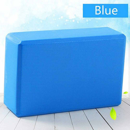 2PCS Yoga Blocks Brick Foaming Home Exercise Practice Fitness Gym Sports Random Color