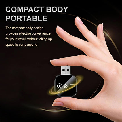 3 in 1 Wireless iOS CarPlay Android Auto Mirror Adapter, BT5.0 USB Plug & Play Car Adapter