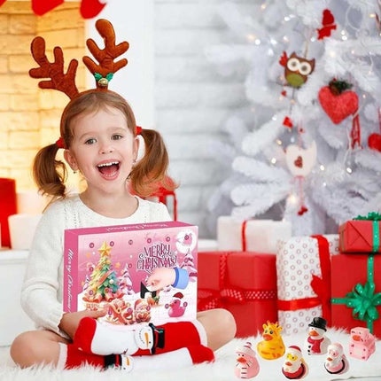 Christmas Countdown Calendar Pink Duckling Daily Surprise Blind Box Christmas Arrival Calendar