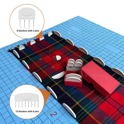 20pcs Knit Blockers & Pins Set – For Knitting, Crochet & Lace Needlework