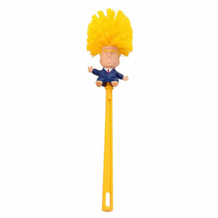 Donald Trump Toilet Brush Bowl Gag Gift Hand Made Home Cleaner Brush Gift Toy