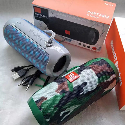 Portable Mini Bluetooth Speaker, Wireless Outdoor Speaker with USB & TF Card Support