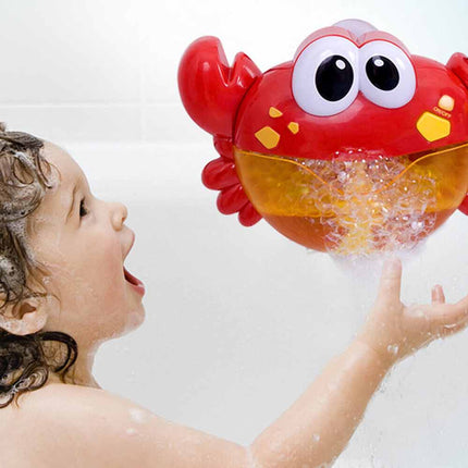 Crab Bubble Machine Musical Shower Fun Baby Toy Bath Bubble Maker