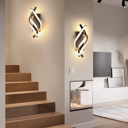 Modern 28W Indoor LED Wall Light Wall Lamp Bed Room 3 Light Dimmable 2500LM