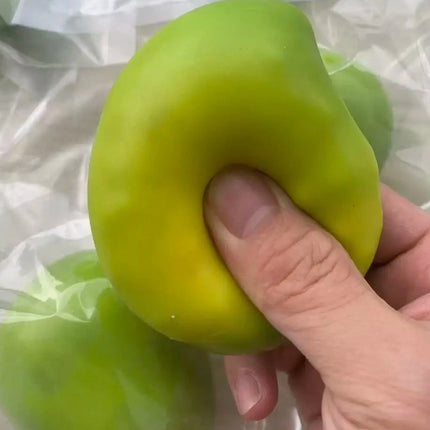 2PCS Color Changing Mango Squishy Stress Ball, Handmade Fidget ASMR Sensory Toy