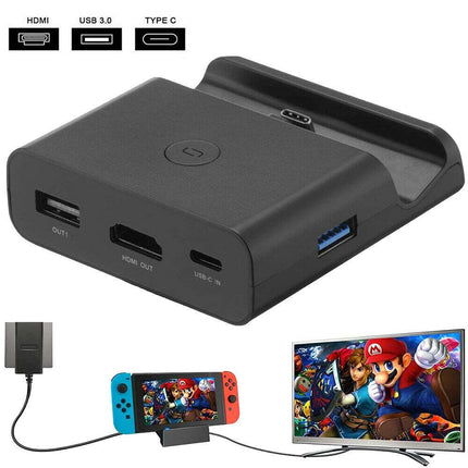 Docking Station For Nintendo Switch Charging Dock HDMI 1080P TV Adapter USB C