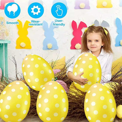 1x RandomColor  Inflatable Easter Egg & Pump Easter Inflatables Outdoor Decor