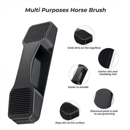 Horses Grooming Brush Pet Dogs Cats Deshedding Tool for Removing Tangled Hair