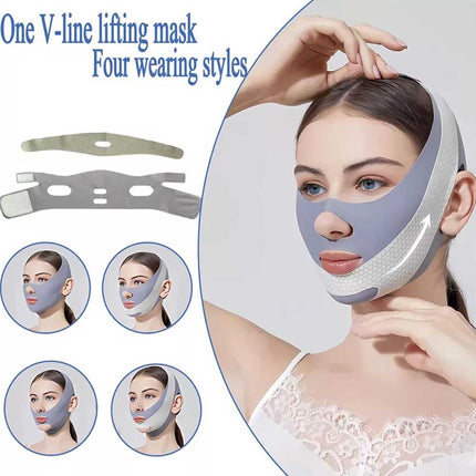 Face V-Line Slim Lift Up Mask Double Chin Cheek Reducer Slimming-Belt Strap Band
