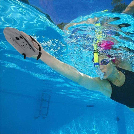 Adjustable Swim Hand Paddles for Adults & Juniors, Swim‑Training Resistance Paddles for Beginner to Pro Swimmers