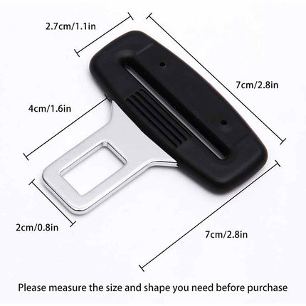 2PCS Noewmub Seat Belt Buckle for Car, Seatbelt Clips for Most Cars, 21Mm Car Seat