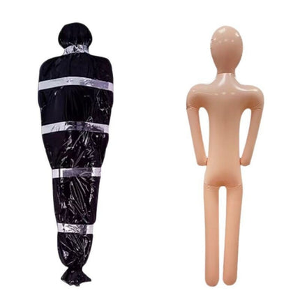 Dead Body Bag Prop Halloween Decorations Victim Props Scary Fake Corpse in Bag