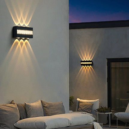 IP65 Waterproof LED Wall Light, 10W Modern Up/Down Sconce for Indoor Outdoor Use