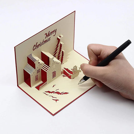 Heartwarming 3D Pop-Up Christmas Card