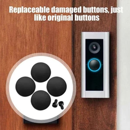 4Pcs Doorbell Button Replacement for Ring Doorbell Pro - Easy to Install, Direct Fit, Durable Replacement Parts for Ring Pro Video Doorbell