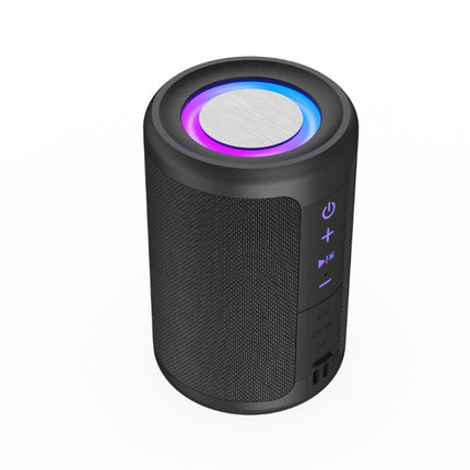 Small Mini Bluetooth Speaker Portable Wireless, Heavy Bass Loud Sound with RGB LED Light