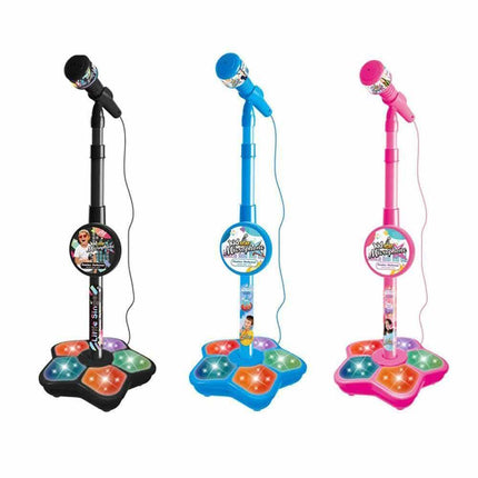 Kids Microphone With Stand Karaoke Song Music Instrument Toys Birthday Gift