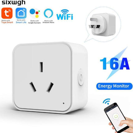 16A Smart WiFi & Zigbee AU Plug Voice Control Outlet for Alexa & Google Home