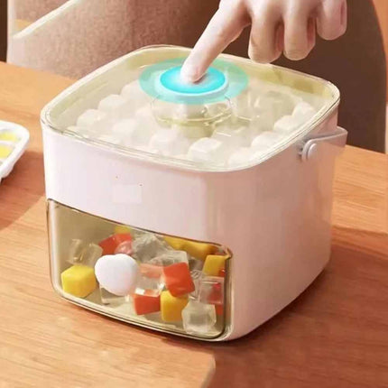 Easy-Press Portable 48 Ice Maker Countertop Fast Ice Cube Machine for Home Use