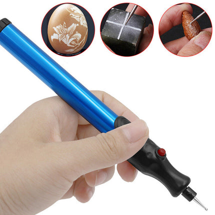 Random Color Electric Micro Metal Glass Ceramic Wood Diamond Engraving Tool Pen