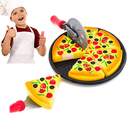 Simulation Pizza Pretend Play Food Toy, Kids Kitchen Playset (No Tray)