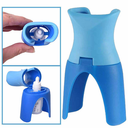 Eyedrop Bottle Dispenser, Portable Eye Drop Applicator, Reusable Eye Aid