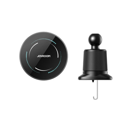 15W Magnetic Wireless Car Charger Mount 2 in 1, Universal Air Vent Dashboard Phone Holder for Magnetic Safe Charging
