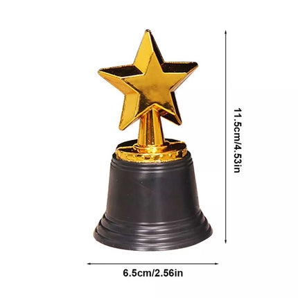 11CM Trophy Award Portable Recognition Award Golden Trophies Prize for Kids Children
